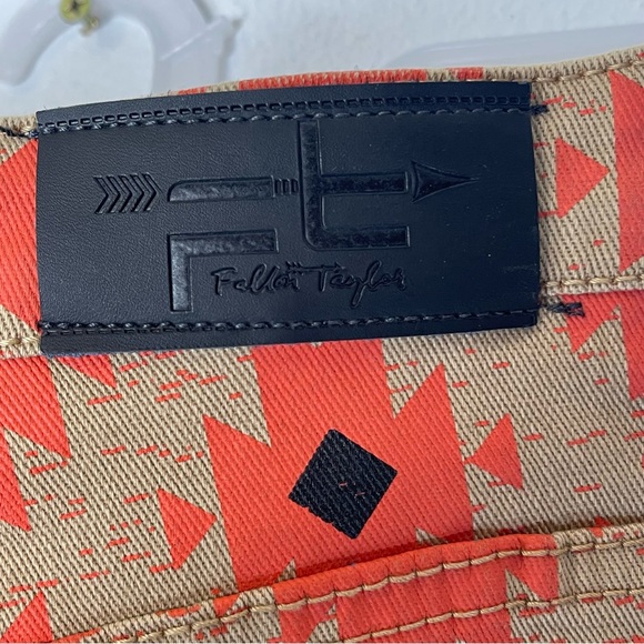 Fallon Taylor Ranch Aztec Flare Bootcut Jeans Southwest girls size 14 - Picture 4 of 10